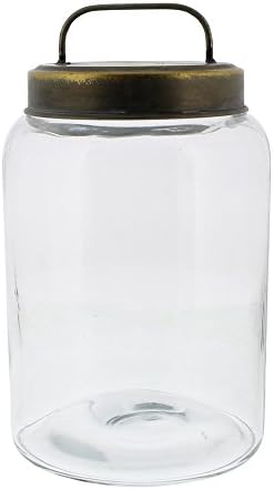 הבית שלי רטרו 3 PC סט מיכל Apothecary Canister Jar מכסה מתכת | אחסון חותם גומי